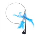 thumbnail image 4 of Birdeem Suction Cup Teaser Adsorption Handheld Wire Single Head Double Head Feather Replacement Head Set Pet Toys, 4 of 5