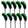 thumbnail image 4 of 10pcs Neoprene Golf Iron Head Covers Golf Club Head Covers Golfer Gift Protector Green, 4 of 8