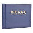 thumbnail image 2 of Coin Holder, Plug-in Type Coin Collection Book, 29mm Dia Coin Professional 10-Page for Enthusiast Exhibition Blue, 2 of 7
