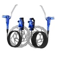 thumbnail image 2 of Siruishop Mountain Bike Hydraulic Disc Brake Set Bicycles Replaces Repair Line Pulling Blue, 2 of 8
