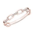 thumbnail image 1 of 0.15 Carat Excellent Round Shape Genuine Diamond Latest Design Engagement Eternity Band for Ladies Solid 18K Rose Gold Size 7.5, 1 of 7