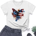 thumbnail image 5 of Xdegoge Chemises Patriotiques à Drapeau, Vêtements de Vacances à la Plage Blouses Petites en Coton, Hauts Grande Taille pour Femmes Été 3X, Chemises Rouges Y2K, Ajouter à Ma Commande Aujourd'hui, de Mujer Para, Multicolore 2X, 5 of 5