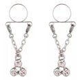 thumbnail image 1 of SNNROO 2X Sexy Adjustable Nipple Rings Non-Piercing Clip On Dangle Fake Nipplerings-08, 1 of 6