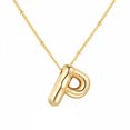 thumbnail image 2 of LYMAYTER Collier Pendentif Initial pour Femmes - Lettre Ballon, Ajustable-Cyclable, 2 of 7