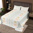 thumbnail image 2 of Erosebridal Pink Bowknot Coverlet Set King, Rustic Floral Bedding Set, Princess Style Decor, 2 of 5