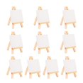 thumbnail image 1 of veasfak 10Pcs Mini Wooden Easel. Natural Craft for Business Card, Displaying Photos,, 1 of 9