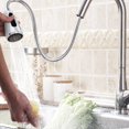 thumbnail image 3 of Pull Out Spray Head, G1/2In Movable Kitchen Faucet Head Tap Shower Sprayer, 2 Kinds Of Water Outlet Modes Shower Head For Home Bathroom Kitchen, 3 of 8