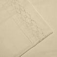 thumbnail image 2 of Hotel Luxurious, 1800 Series Super Soft Embroidery 4 PC Sheet Set (Full, Taupe), 2 of 4