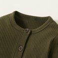 thumbnail image 4 of PatPat Baby's Cotton Knitted Style Solid Cardigan Long-sleeve Jumpsuit, 4 of 8