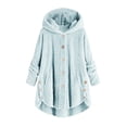 thumbnail image 1 of LSLJS Womens Oversized Hoodies Sweatshirts Fuzzy Fleece Pullover Outerwear Loose Cardigan Wool Coat Winter Jacket, 1 of 3