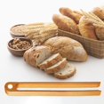 thumbnail image 4 of Oleegame 2PC Stainless Steel Cutlery Set 2 Pieces Toaster Tongs 8.7 Inch Wooden Kitchen Tongs For Cooking Natural Kitchen Utensils Yellow, 4 of 6