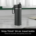 thumbnail image 4 of Ninja Thirsti 24oz. Travel Bottle, Black, 4 of 5