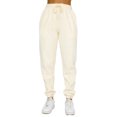 thumbnail image 4 of Innerwin Two Piece Outfit Drawstring Women Jogger Set Sports Long Sleeve Beam Foot Sweatsuits White XL, 4 of 7