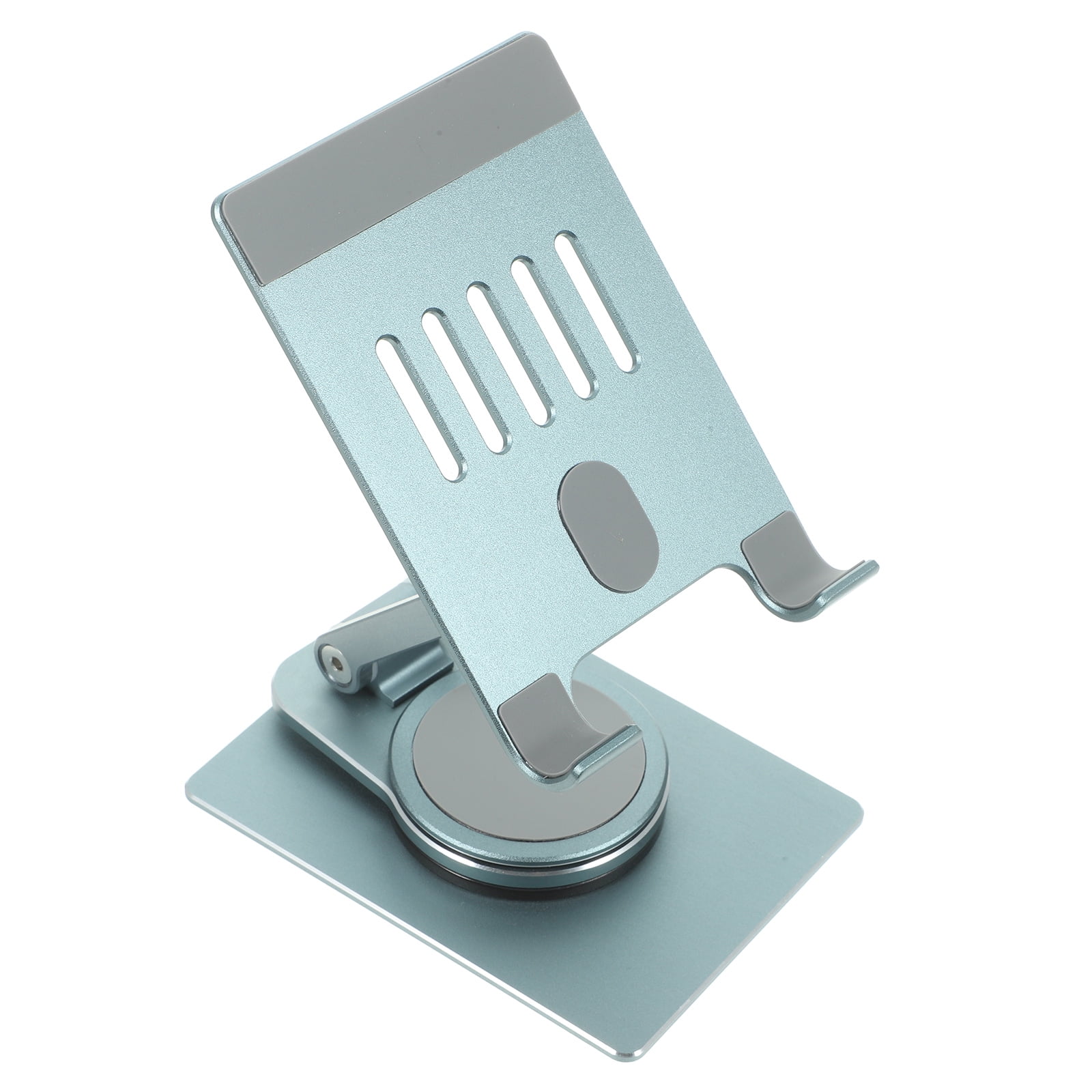 PAMINGONO Sturdy Aluminum Phone Stand with Adjustable Height and 360 Rotation for Phones and Tablets