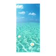 thumbnail image 2 of PVCS Microfiber Beach Towel Super Lightweight Colorful Bath Towel Sandproof Beach Blanket Multi-Purpose Towel For Travel Swimming Pool 30x60 Inch Clearance, 2 of 3