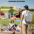 thumbnail image 3 of Colorful Checkered Soft Cooler Bag - 20L Insulated Leakproof Backpack for Travel, Work & Outdoor Adventures, 3 of 5