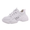 thumbnail image 4 of Chaussures pour Femmes Course Chaussures de Course pour Femmes Chaussures Décontractées pour Femmes Espadrilles Mode à Lacets Croisés Chaussures Plates Chaussures de Sport de Course, 4 of 9
