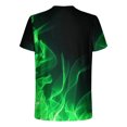 thumbnail image 4 of Qertyioot T-shirt à Manches Courtes Imprimé pour Hommes Col Rond Mode Décontractée Manches Courtes Liquidation, 4 of 5