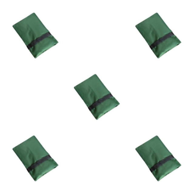 Maytalsory Polyester Stay Frost-Free Waterproof Outdoor Covers For Winter Universal Compatibility Easy blackish green 5Set