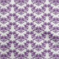 thumbnail image 1 of oneOone Georgette Viscose Purple Fabric Block Sewing Material Print Fabric By The Yard 42 Inch Wide, 1 of 5