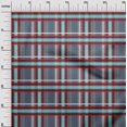 thumbnail image 2 of oneOone Viscose Jersey Fabric Madras Check Print Fabric BTY 60 Inch Wide, 2 of 5