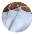 thumbnail image 1 of 100pcs/set Tea Bag Empty Loose Tea Leaf Pouch Drawstring Tea Infuser; Tea Filter Fabric Herb Holder DIY Drink Filter Bag, 15x20cm, 1 of 9