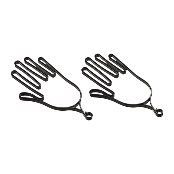 jinwen 2x Élargisseur de Gants de Golf Support Cintre Gardien pour Entretien Extérieur Noir
