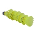 thumbnail image 2 of Yonex MAVIS 350 Badminton Nylon Shuttlecocks, Blue Cap, Colour - Yellow, Pack Of 6 Shuttles, 2 of 2