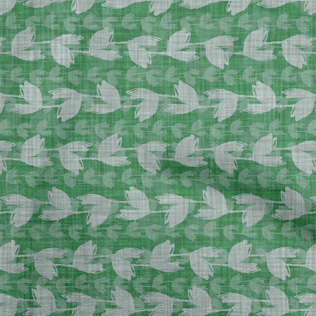 oneOone Rayon Green Fabric Asian Block Sewing Craft Projects Fabric Prints By Yard 56 Inch Wide