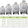 thumbnail image 2 of Travel Luggage Cover Suitcase Protector Fits 18-32 Inch Luggage Wheel Covers Patterned Travel Related Items Flower Luggage Protector Elastic Luggage Anti-scratch Suitcase Cover M, 2 of 3