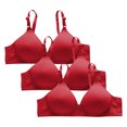 thumbnail image 1 of Plebaso Bras for Women Wireless Push up Bralettes Full Coverage Padded Womens Everyday Bras Multipacks, 1 of 3