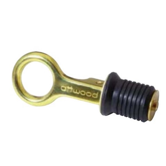 Attwood Bouchon de Vidange pour Bateau 7524D1; Diamètre 1 Pouce; Laiton; Sans Chaîne; Emballage de Rechange