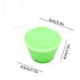 thumbnail image 3 of Green Solid Color Butter Slime Clay Toy Non Settling Stretchy Diy Craft Green Color With Accessories For Creative Play, 3 of 7