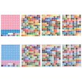 thumbnail image 3 of 8 Pieces Diamond Number Stickers Adhesive Embellishment Crafts Durable for Cross Heart Round, 3 of 8
