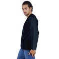 thumbnail image 4 of Atasi Kurta à Manches Longues pour Hommes en Coton Slub Uni à Col Rond Chemise Ethnique-6690, 4 of 7