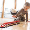 thumbnail image 1 of WLOELOEW Rouge Jouet de Simulation de Train à Grande Vitesse pour Enfants Modèle de Voiture Chariot Jouet, 1 of 6