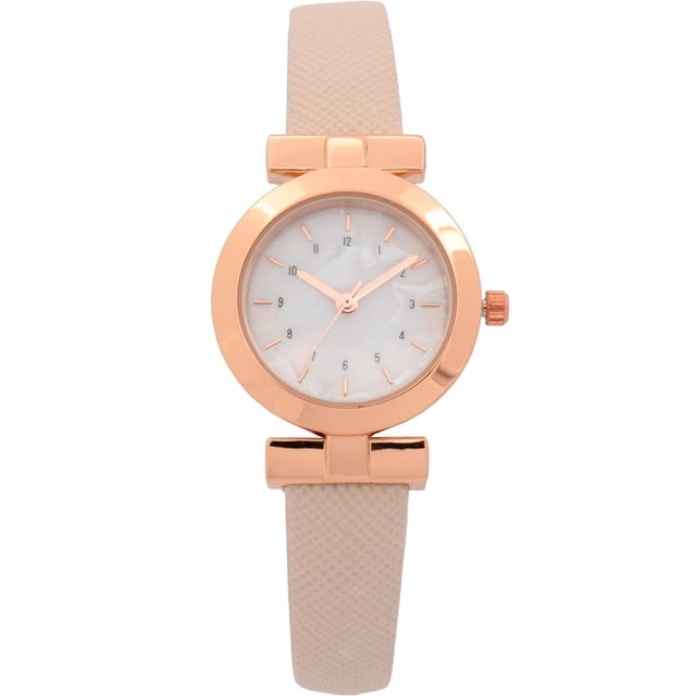 Ladies Taupe Strap Watch