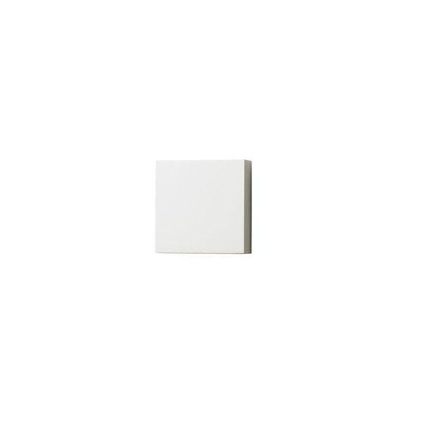 ET2 Brik LED Outdoor Wall Sconce White Aluminum Glass 2 Lights PCB Integrated
