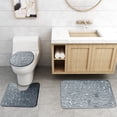 thumbnail image 4 of LSLJS Bath Mats for Bathroom - Bathroom Rugs Memory Foam Bath Mat Set 3 Pcs Bathroom Rugs Set Toilet Mats Soft Comfortable Water Absorption Nonslip Thick Machine Wash, 4 of 6