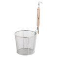 thumbnail image 3 of simhoa Deep Strainer Deep Frying Basket Pasta Strainer for Chips Straining Barbecue 16cm mesh mouth, 3 of 8