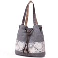 thumbnail image 4 of Sac à Bandoulière pour Femmes Mode Rétro Sac Fourre-Tout en Toile Sac à Bandoulière pour Magasinage, 4 of 10