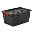 thumbnail image 1 of Sterilite Bac Industriel Robuste et Durable de 15 Gallons avec Loquets Rouges, Lot de 18, 1 of 10
