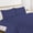 Navy, variant on Hotel Luxurious 1200 Thread Count 100% Egyptain Cotton 4-Piece Deep Pocket Stripe Sheet Set (Queen, Navy)