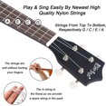 thumbnail image 3 of Everjoys Soprano Ukulele Beginner Pack-21 Inch w/Free Online Lesson Gig Bag Digital Tuner Pick Polishing Cloth All in One Kit, 3 of 5
