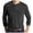 Grey, variant on Hiiyo Men's Long Sleeve Henley T-Shirt Solid Color Pocket T Shirt Undershirt, Purple