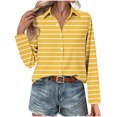 thumbnail image 4 of Wensltd Chemises Boutonnées pour Femmes Chic à Imprimé Floral Blouse à Manches Longues, 4 of 6