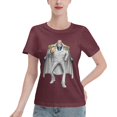 thumbnail image 1 of Women's Basic Short Sleeve T-Shirt One Piece Karp, 1 of 6