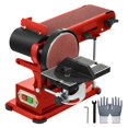 thumbnail image 1 of Belt Disc Sander 4x36inch and 6inch Disc, Benchtop Disc Belt Sander 375W Powerful Bench Sander For Woodworking, 1 of 6