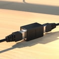 thumbnail image 4 of DEBGFS Ethernet Connectors Rj45 Coupler Ethernet Cable Extender Female To Female Network Coupler Network Female Adapter(Pack Of 5),Black, 4 of 8