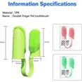 thumbnail image 3 of Pet Oral Care Set - 3 Pack Silicone Toothbrushes for Dogs and Cats SHENMO, 3 of 5
